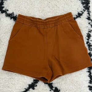 lululemon athletica Women's Rust Elastic-Waist Athletic Shorts